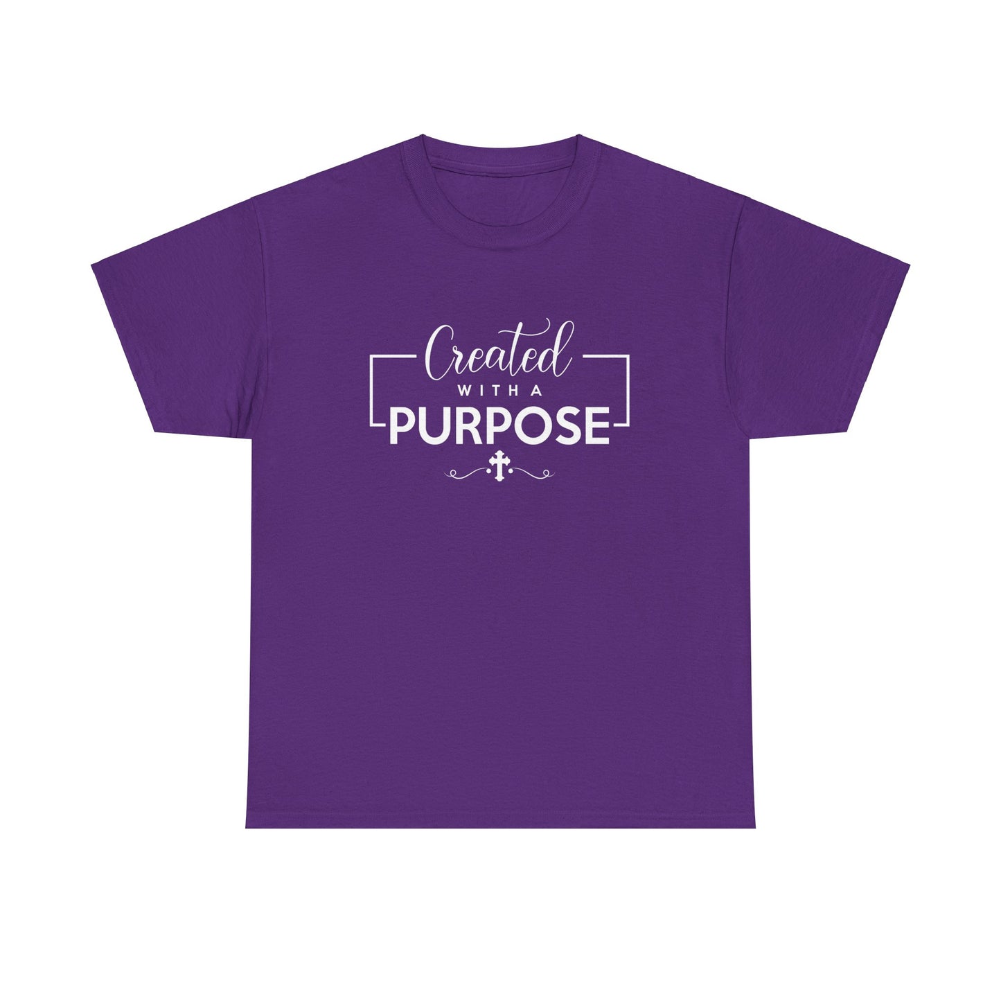 Created With A Purpose Unisex Heavy Cotton Tee