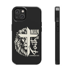 Man Of Faith Lion Christian Phone Case