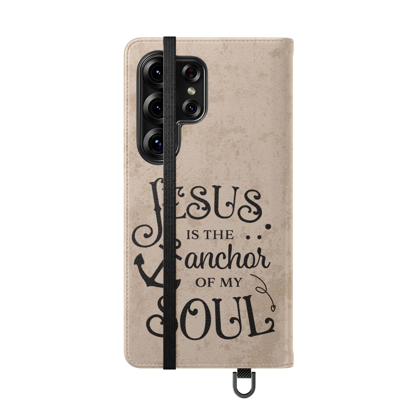 Jesus Flip Case Inspirational iPhone Samsung Wallet, Christian Gift, Faith-Based Accessory, Stylish Protection for Any Occasion