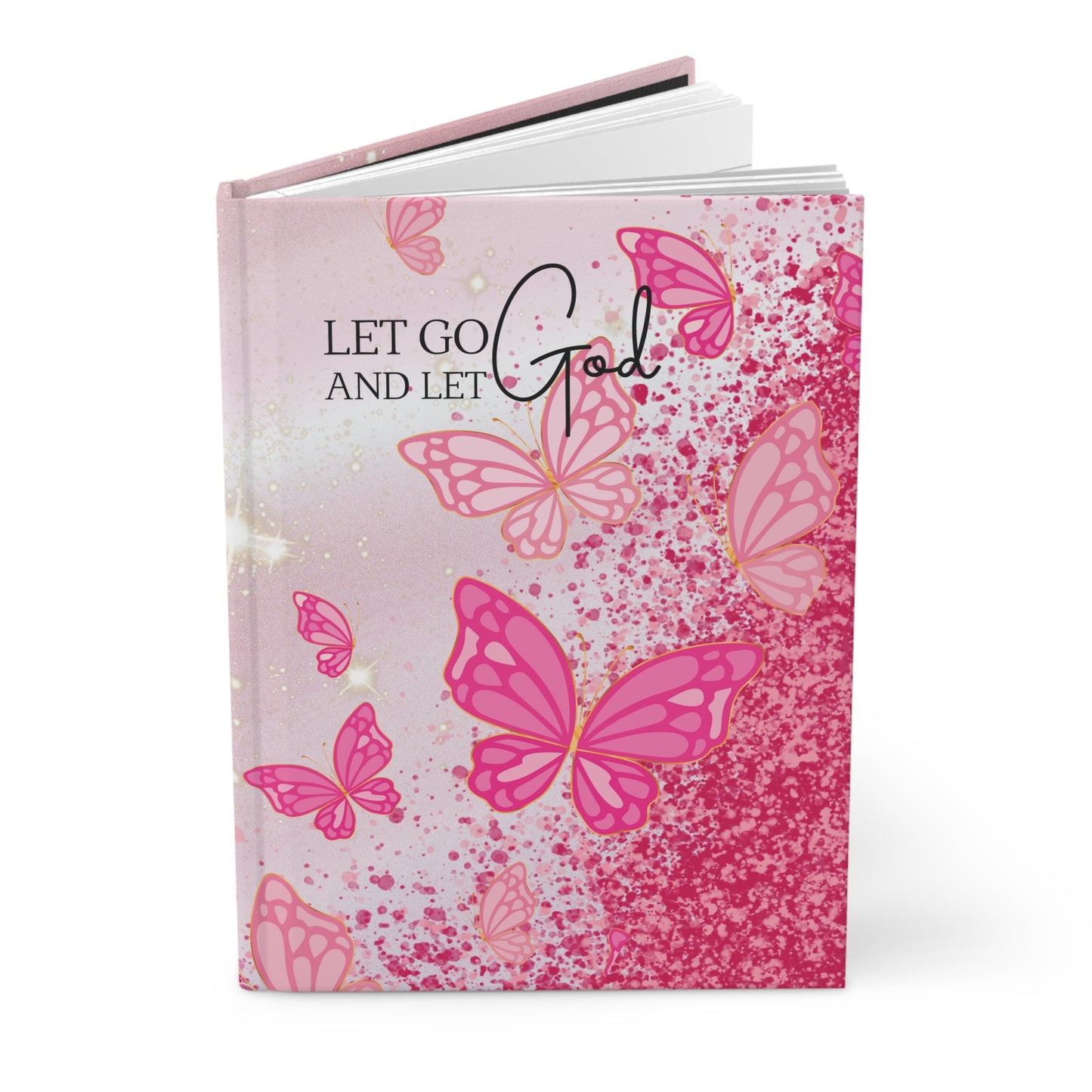 Let Go And Let God Hardcover Journal