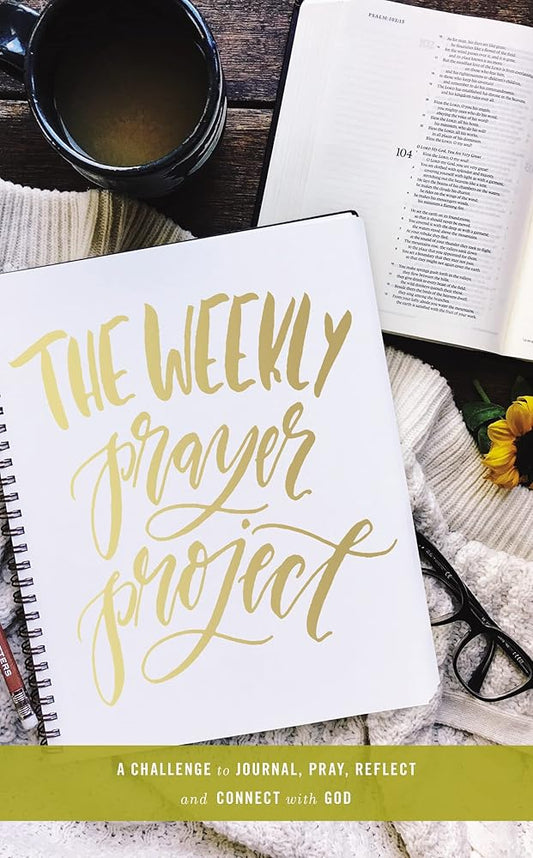 The Weekly Prayer Project: A Challenge to Journal, Pray, Reflect, and Connect with God (The Weekly Project Series) cover image