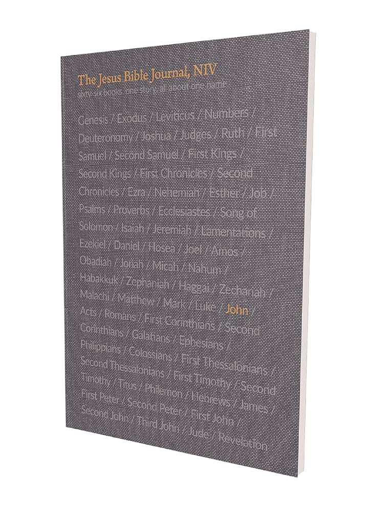 The Jesus Bible Journal, John, NIV, Paperback, Comfort Print cover image