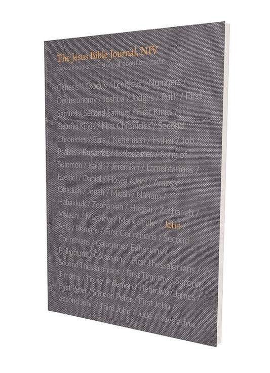 The Jesus Bible Journal, John, NIV, Paperback, Comfort Print cover image