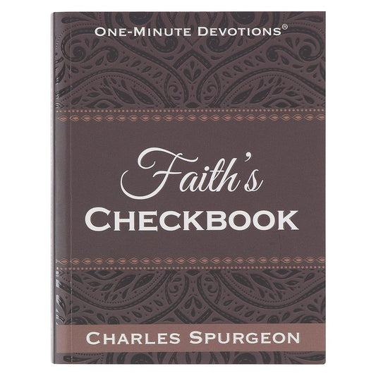 One Minute Devotions: Faith's Checkbook cover image