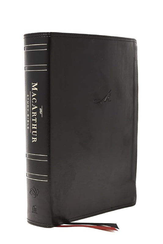 ESV, MacArthur Study Bible, 2nd Edition, Leathersoft, Black: Unleashing God's Truth One Verse at a Time cover image