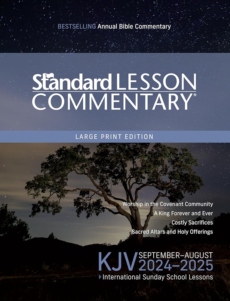 KJV Standard Lesson Commentary® Large Print Edition 2024-2025 cover image