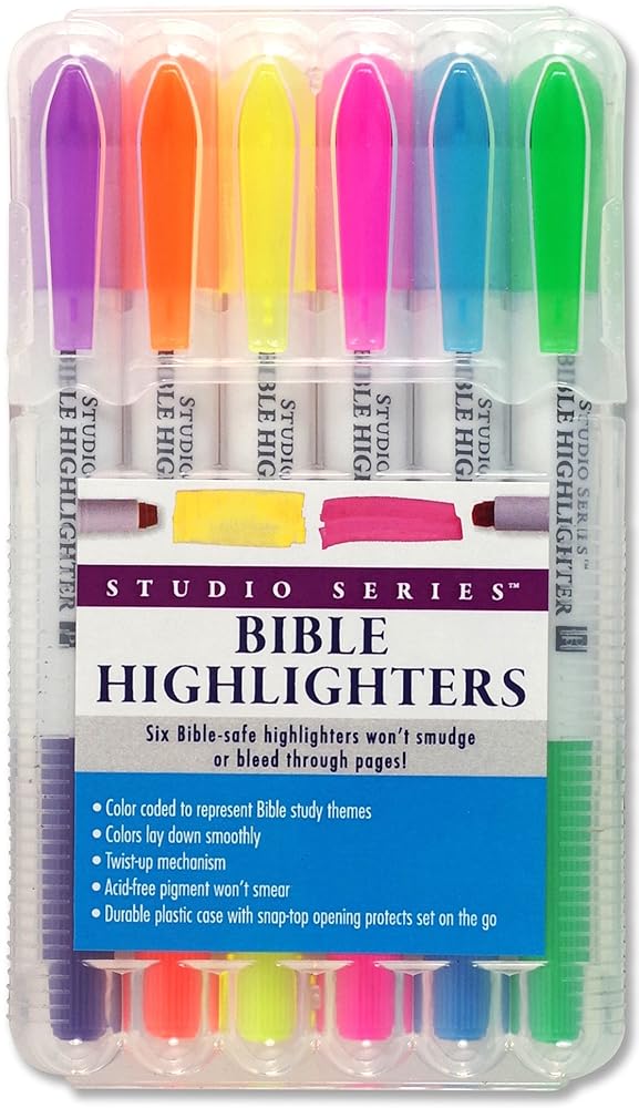 Bible Highlighters (set of 6) cover image