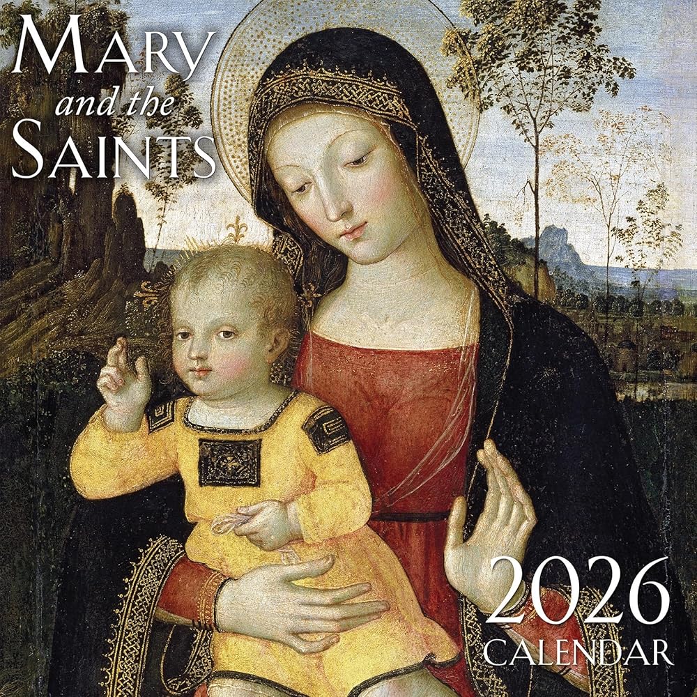 2026 Mary and the Saints Wall Calendar cover image