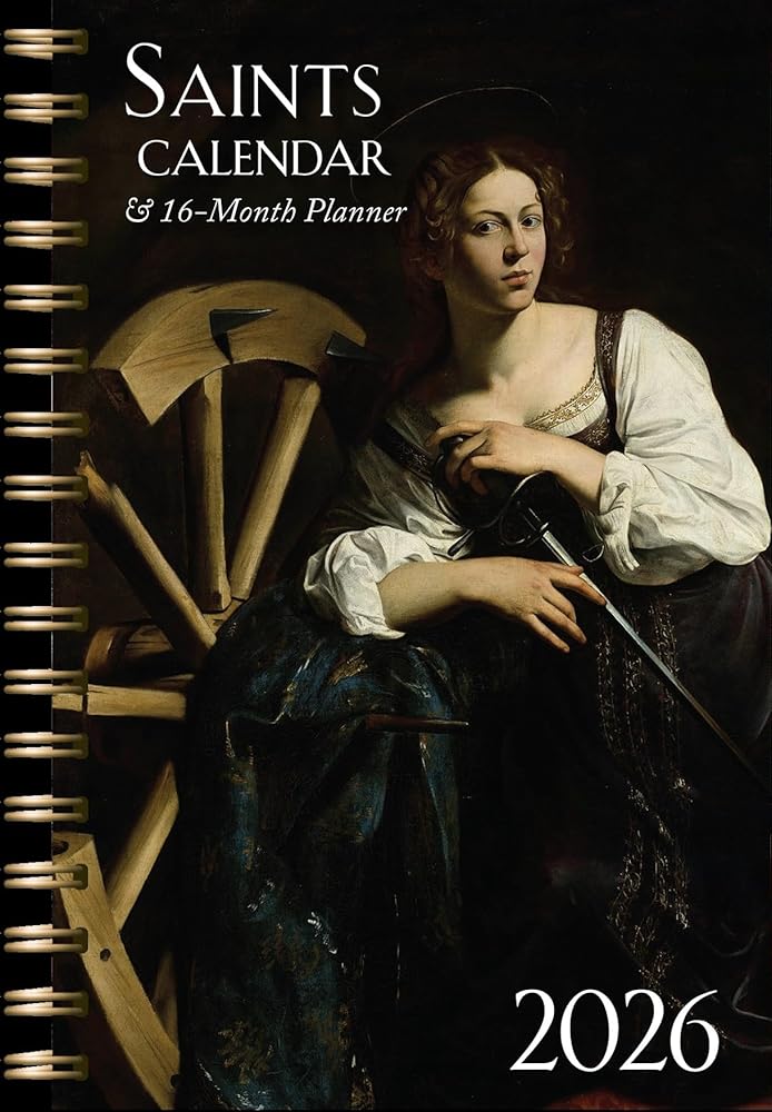 2026 Saints Calendar and Planner cover image