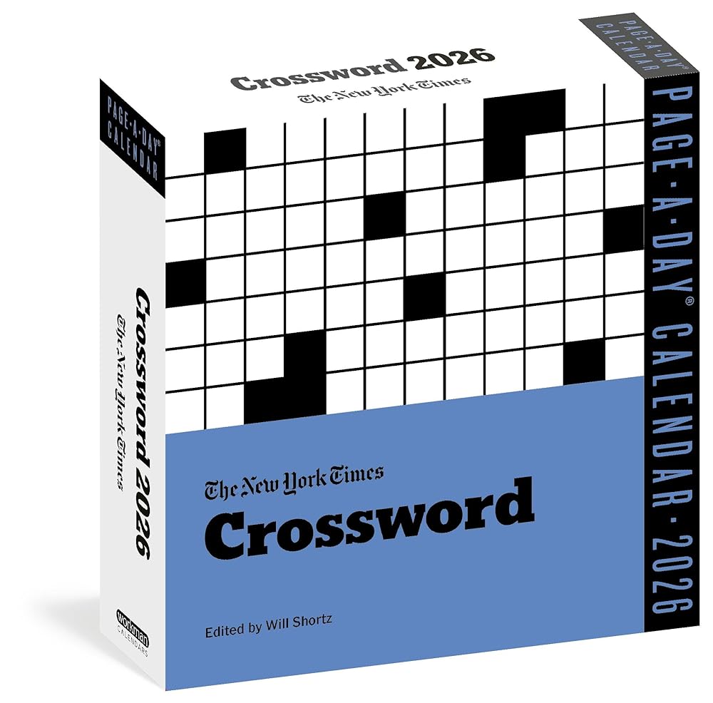 New York Times Crossword Page-A-Day® Calendar 2026 cover image