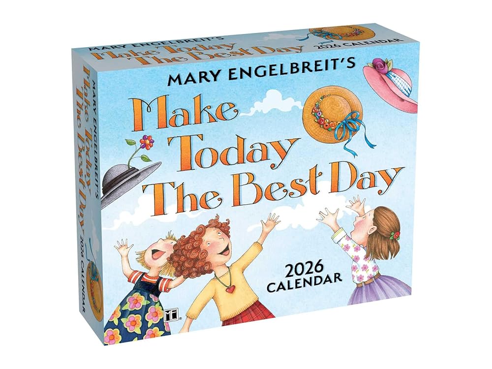 Mary Engelbreit's Make Today the Best Day 2026 Day-to-Day Calendar cover image