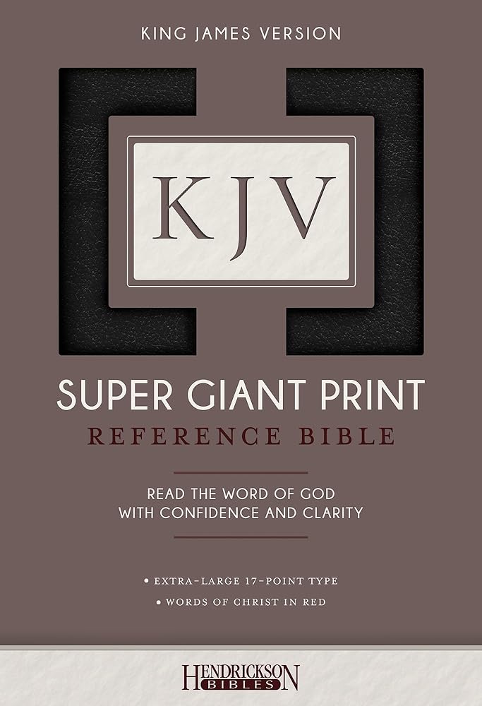 KJV Super Giant Print Bible cover image