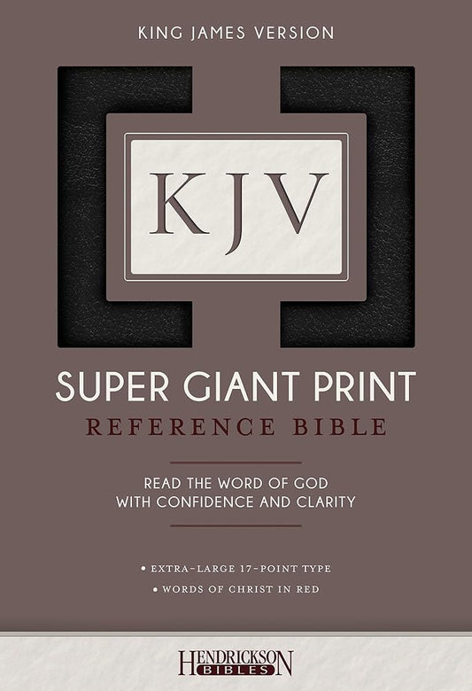 KJV Super Giant Print Bible cover image