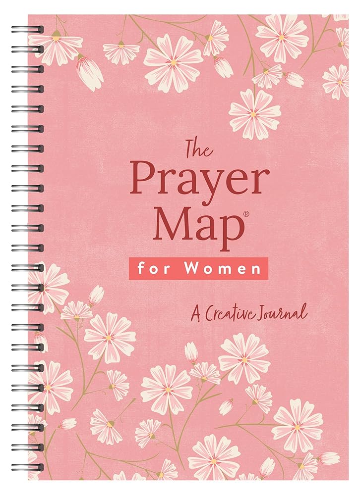 The Prayer Map for Women [Cherry Wildflowers]: A Creative Journal (Faith Maps) cover image