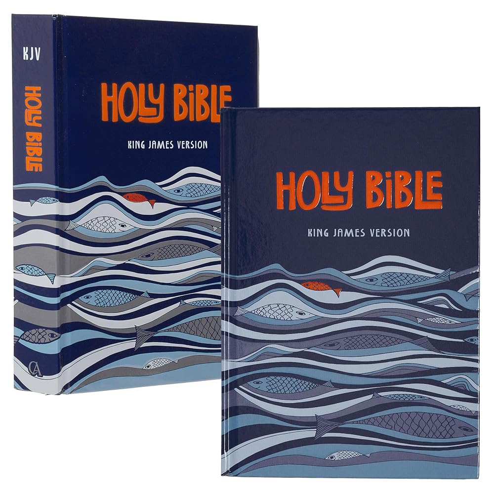 KJV Kids Bible, 40 pages Full Color Study Helps, Presentation Page, Ribbon Marker, Holy Bible for Children Ages 8-12, Blue Hardcover (KJV Kids Editions) cover image