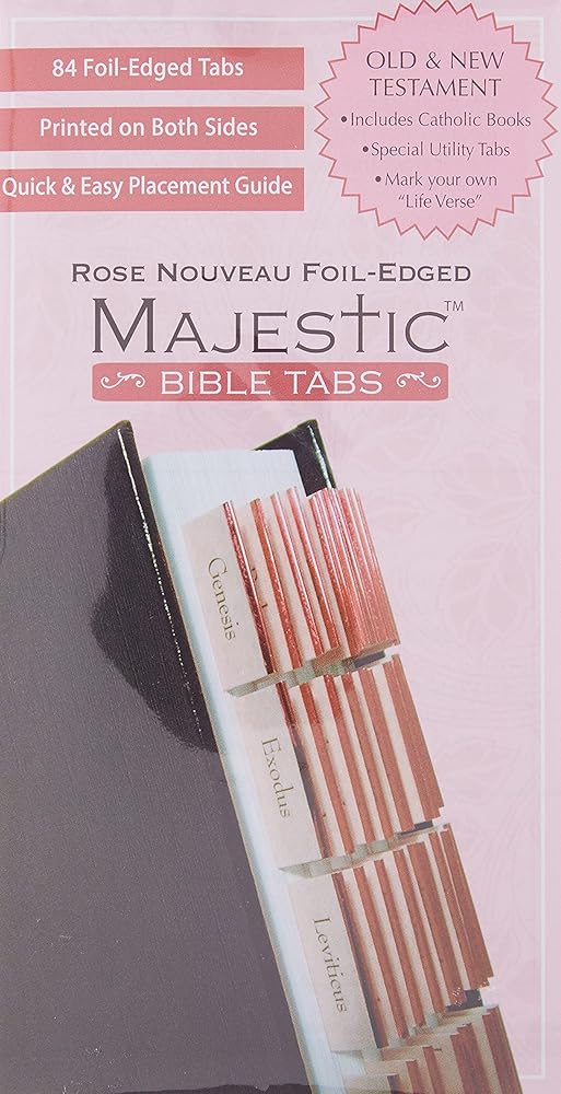Majestic Rose Nouveau Bible Tabs (Majestic™ Bible) cover image