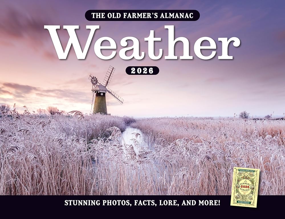 The 2026 Old Farmer's Almanac Weather Wall Calendar cover image