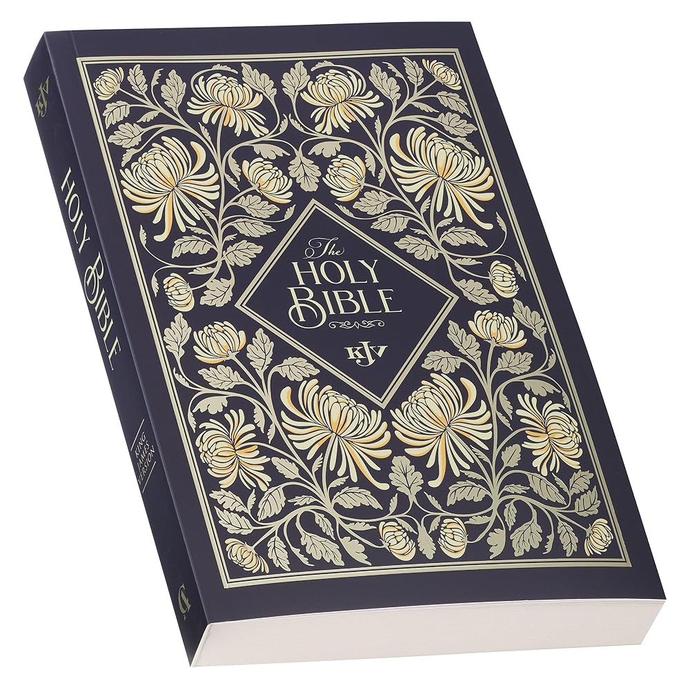 KJV Holy Bible, Outreach Bible - Softcover, King James Version, Floral cover image