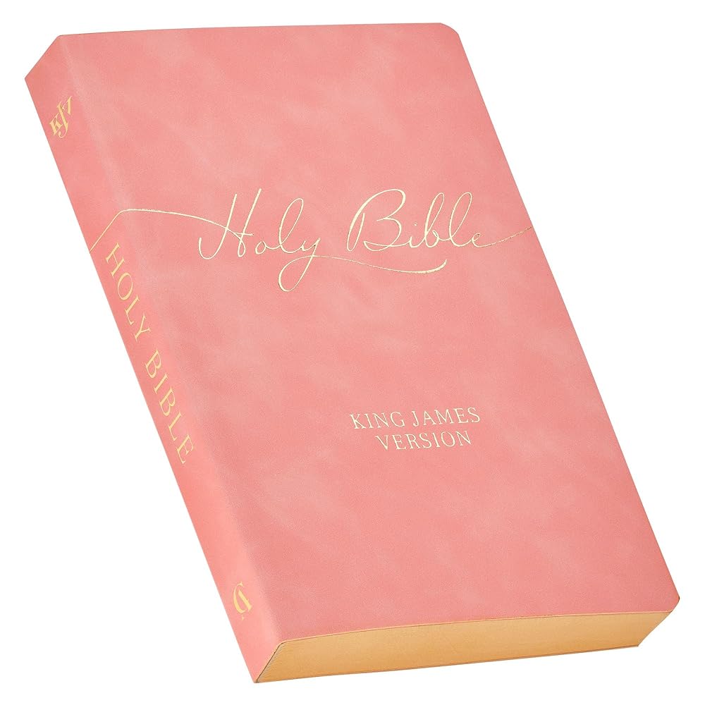 KJV Holy Bible, Gift Edition Faux Leather, King James Version, Pink cover image