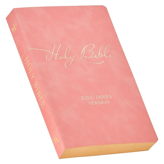 KJV Holy Bible, Gift Edition Faux Leather, King James Version, Pink cover image