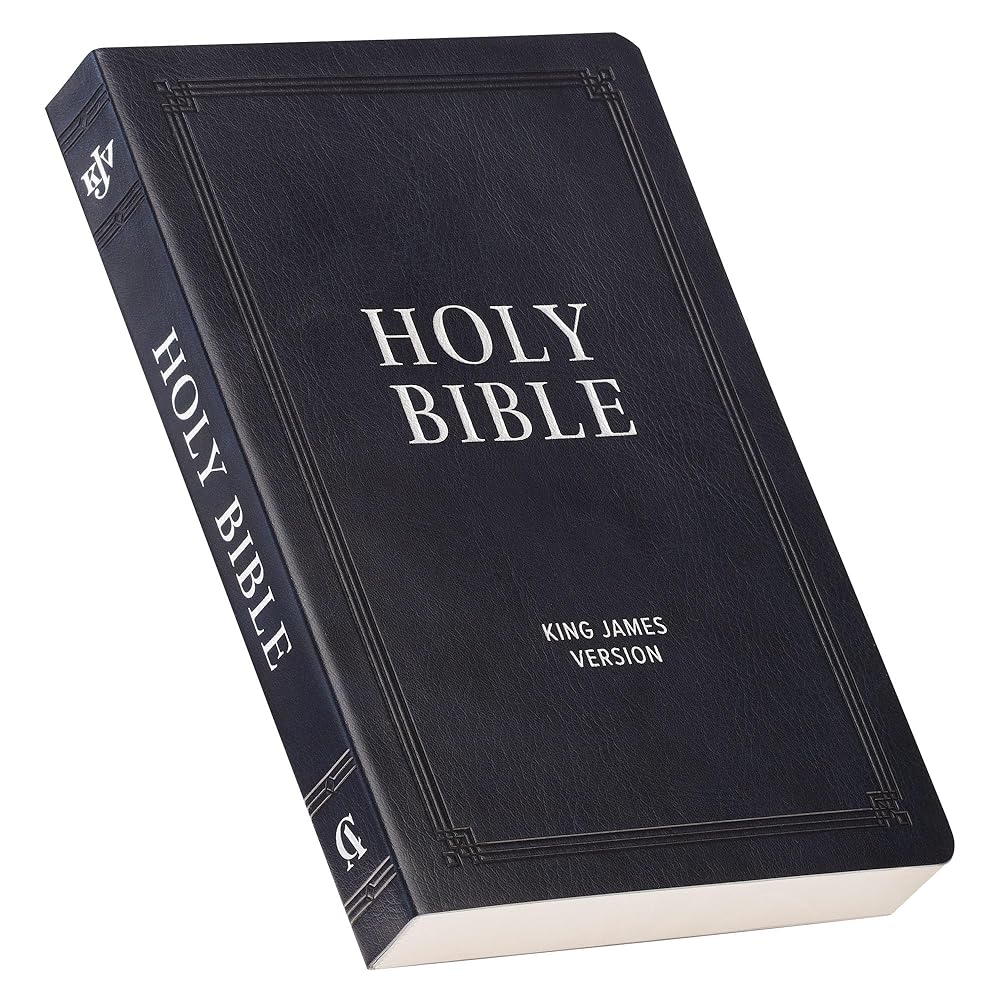 KJV Holy Bible, Gift Edition Faux Leather, King James Version, Black cover image