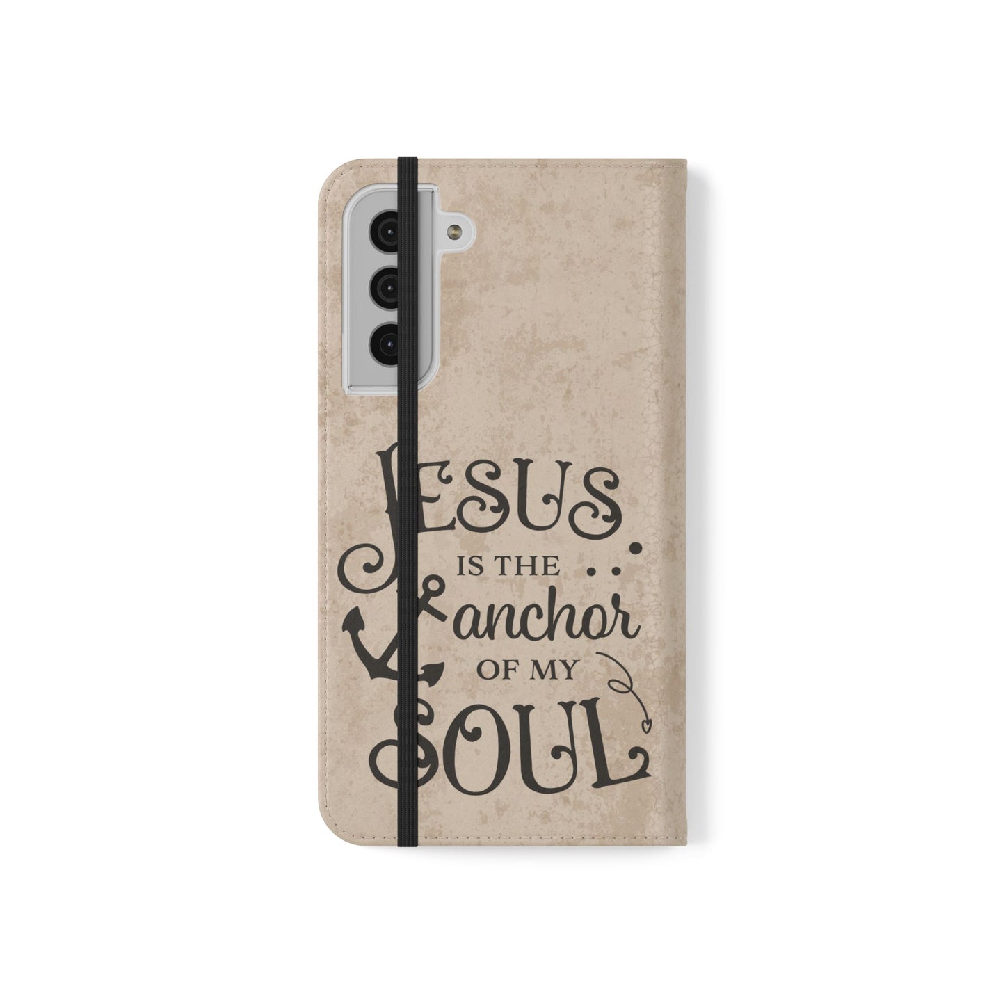 Jesus Flip Case Inspirational iPhone Samsung Wallet, Christian Gift, Faith-Based Accessory, Stylish Protection for Any Occasion