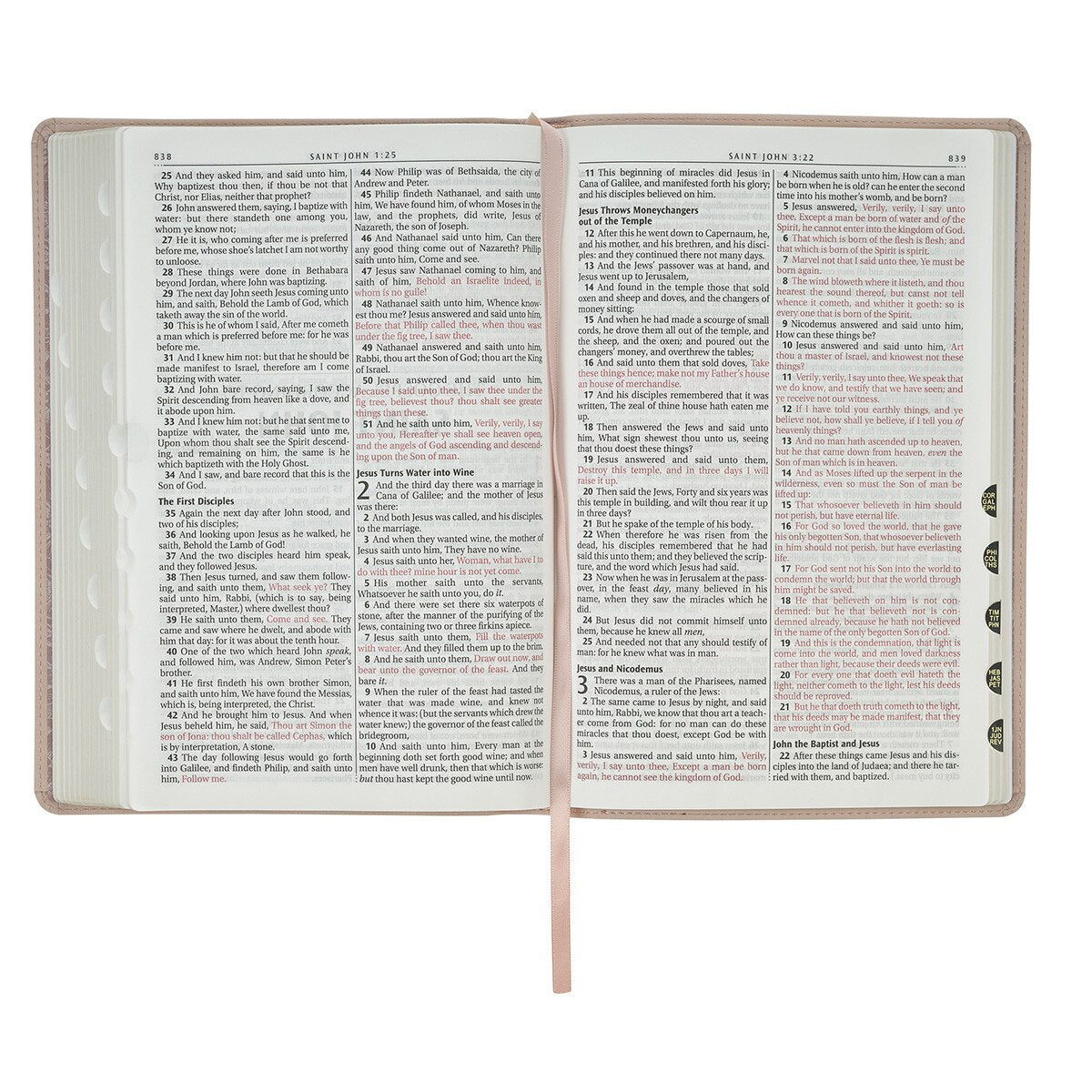 KJV Holy Bible, Gift Edition Faux Leather, King James Version, Taupe