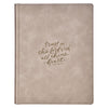 KJV Holy Bible, Large Print Note-taking Bible, Vegan Leather Hardcover - King James Version. Pink Trust in the Lord Prov 3:5