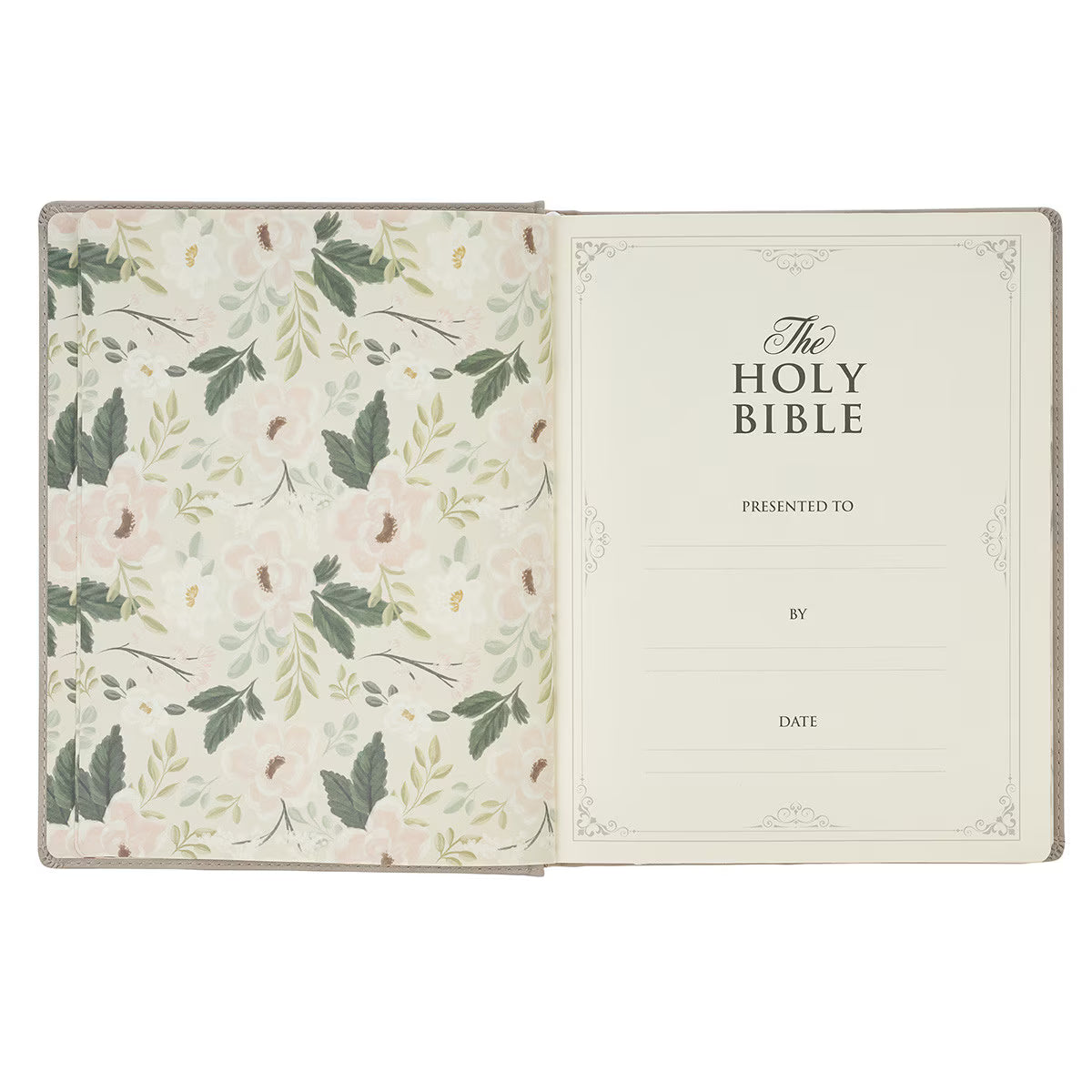 KJV Holy Bible, Large Print Note-taking Bible, Vegan Leather Hardcover - King James Version. Pink Trust in the Lord Prov 3:5