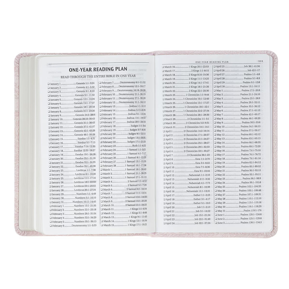 KJV Holy Bible, Mini Pocket Size, Red Letter Edition, Reading Plan, Thematic Verse Finder, Ribbon Bookmark, King James Version, Vegan Leather, Pink, 5.6" x 3.9" (KJV Pocket Editions)