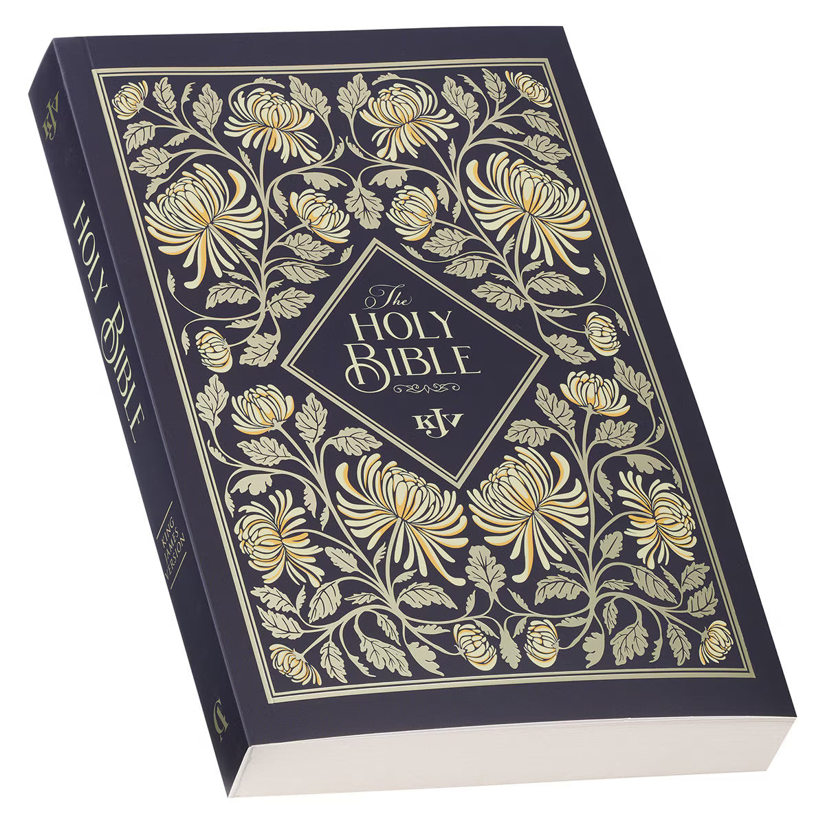 KJV Holy Bible, Outreach Bible - Softcover, King James Version, Floral